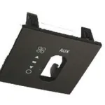 Climate control switch plate
