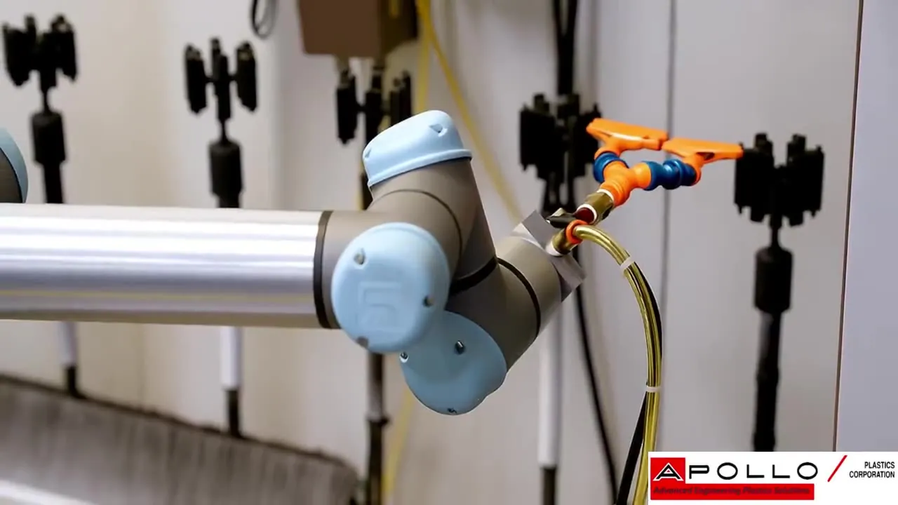 Molding, robotic painting, assembly and inspection at Apollo Plastics